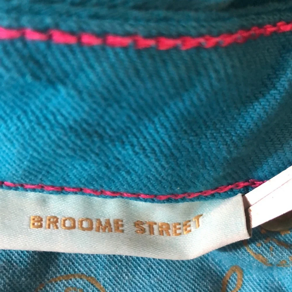 Kate Spade Broome Street Play Hooky Jeans Size 26 Turquoise Skinny #c37 - Picture 7 of 7